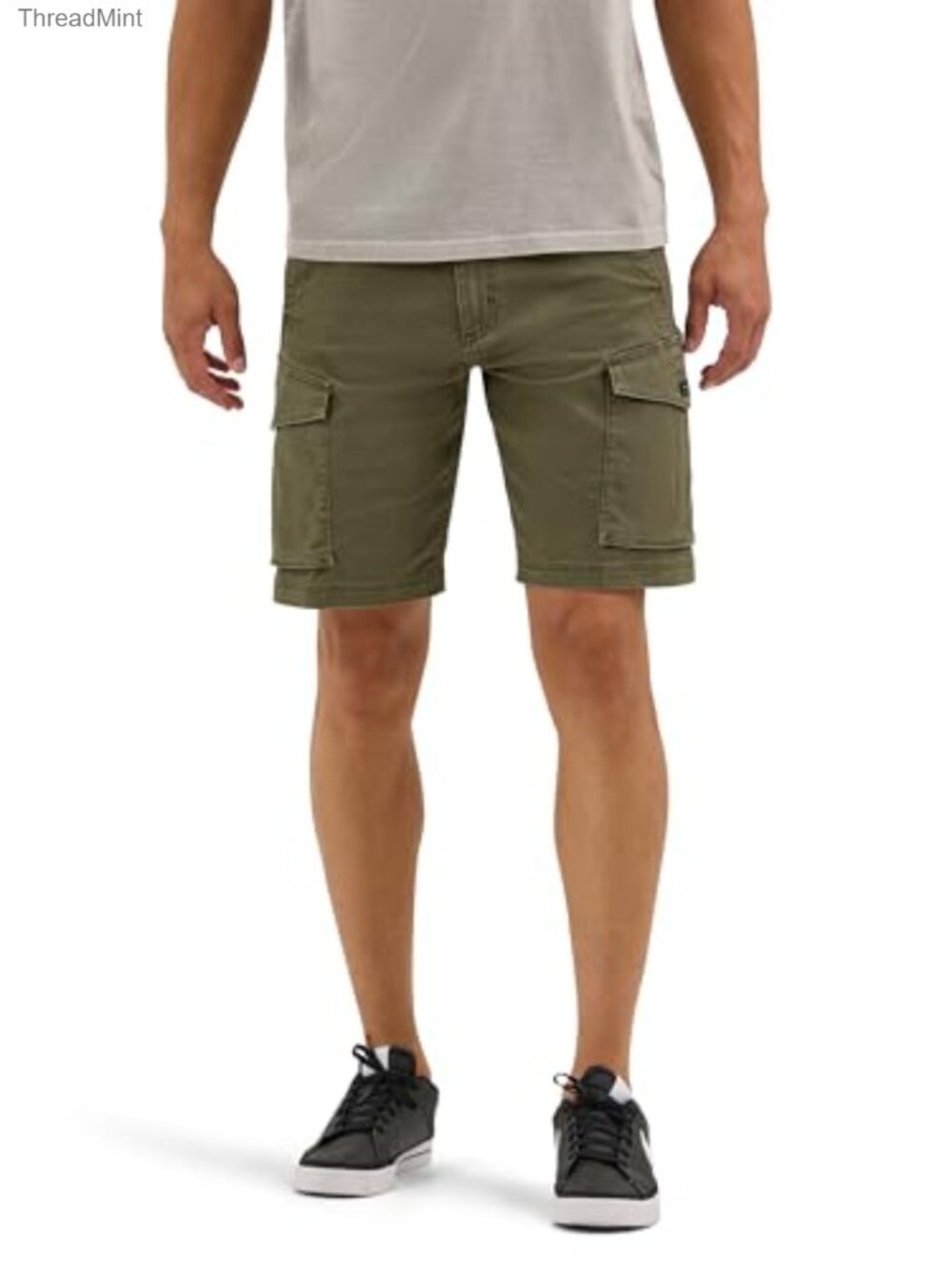 Wrangler Authentics Men's Comfort Flex Waist Cargo Shorts 10" Inseam 7 Pockets
